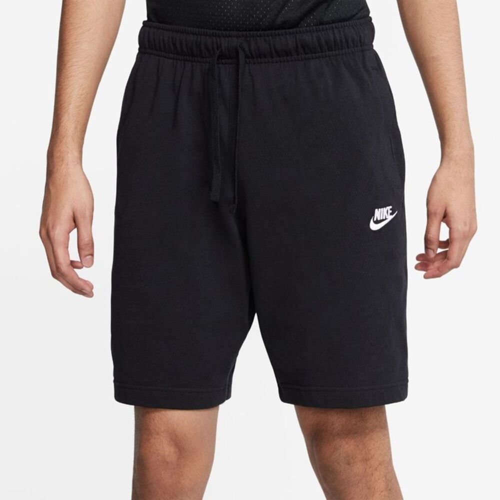 Nike Men's Shorts Sportswear Club NSW Sports Pants 100% Cotton Casual Bottoms - Picture 2 of 3